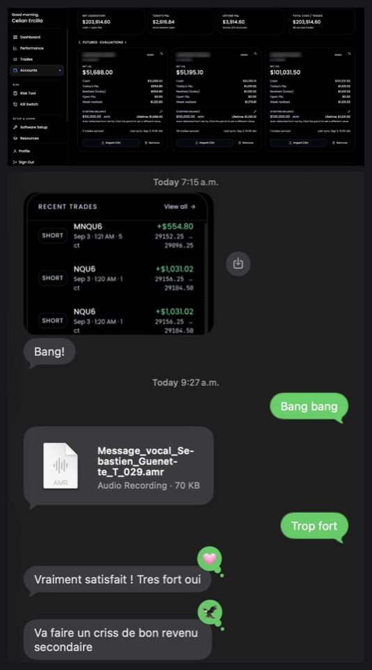 Receipt from Celian E.