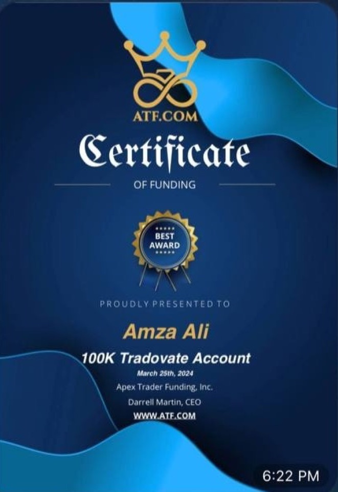 Receipt from Amza Ali