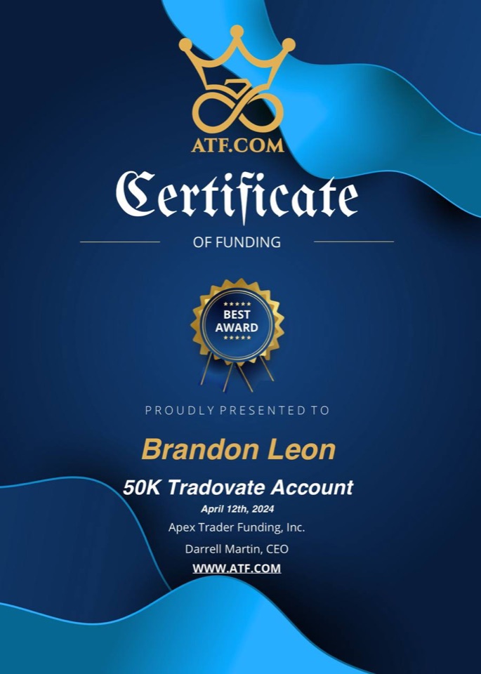 Receipt from Brandon Leon